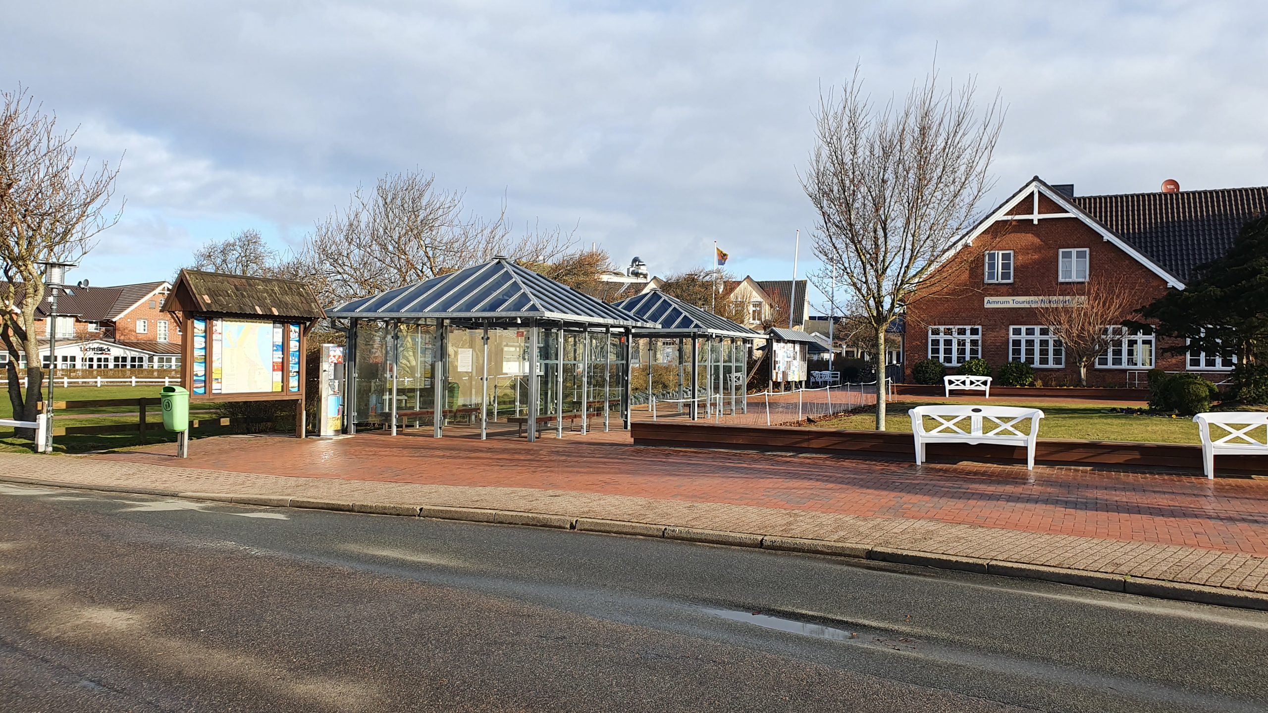 Amrum Norddorf Mitte Bushaltestelle