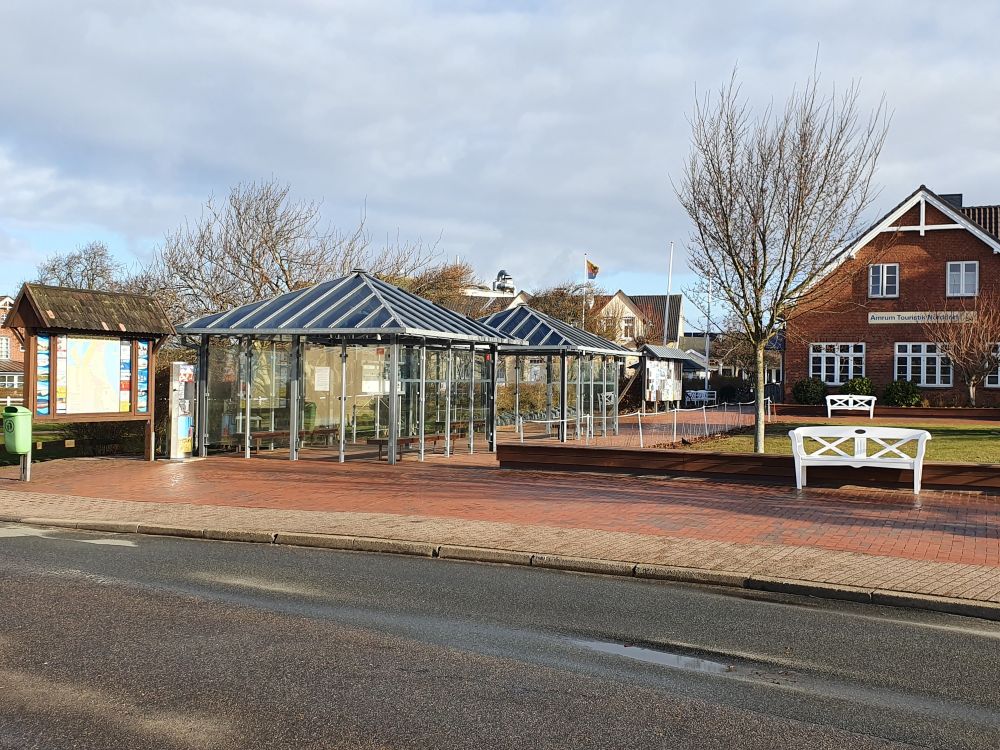 Amrum Norddorf Mitte Bushaltestelle