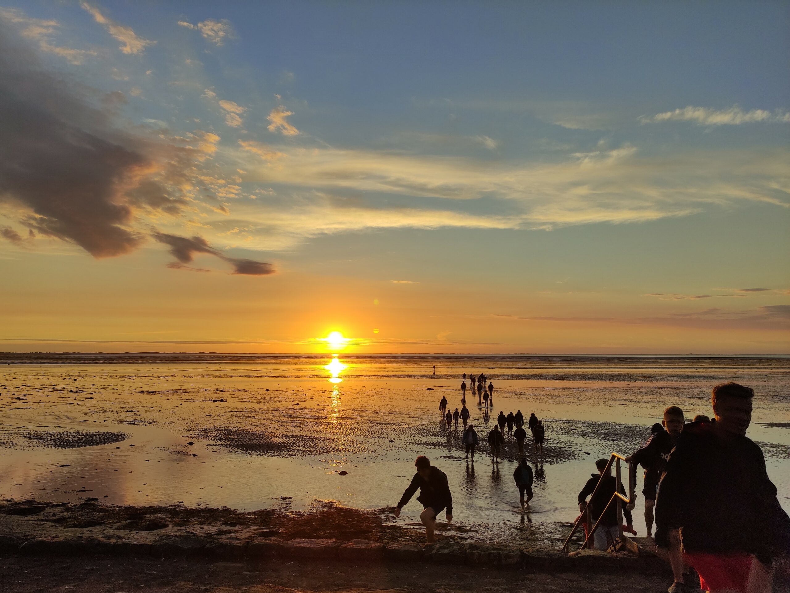 SonnenUntergang Wattwanderung