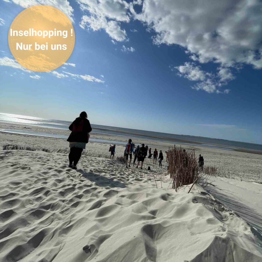 Wattführung von Amrum nach Föhr mit dem Nationalpark Wattführer Matthias Hansen